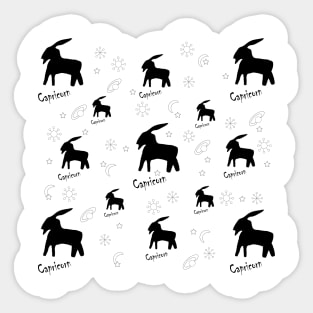 Capricorn ,3, Zodiac, Astrology, Horoscope, Stars, Sun-and-moon, Birthday, Valentines-day, Holidays, xmas, valentines, valentines-gift, valentinesday, Sticker